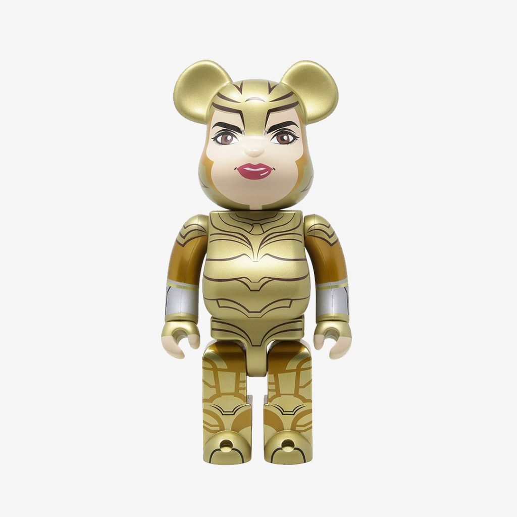 An image of DC Comics x Bearbrick Wonder Woman Golden Armor 400%