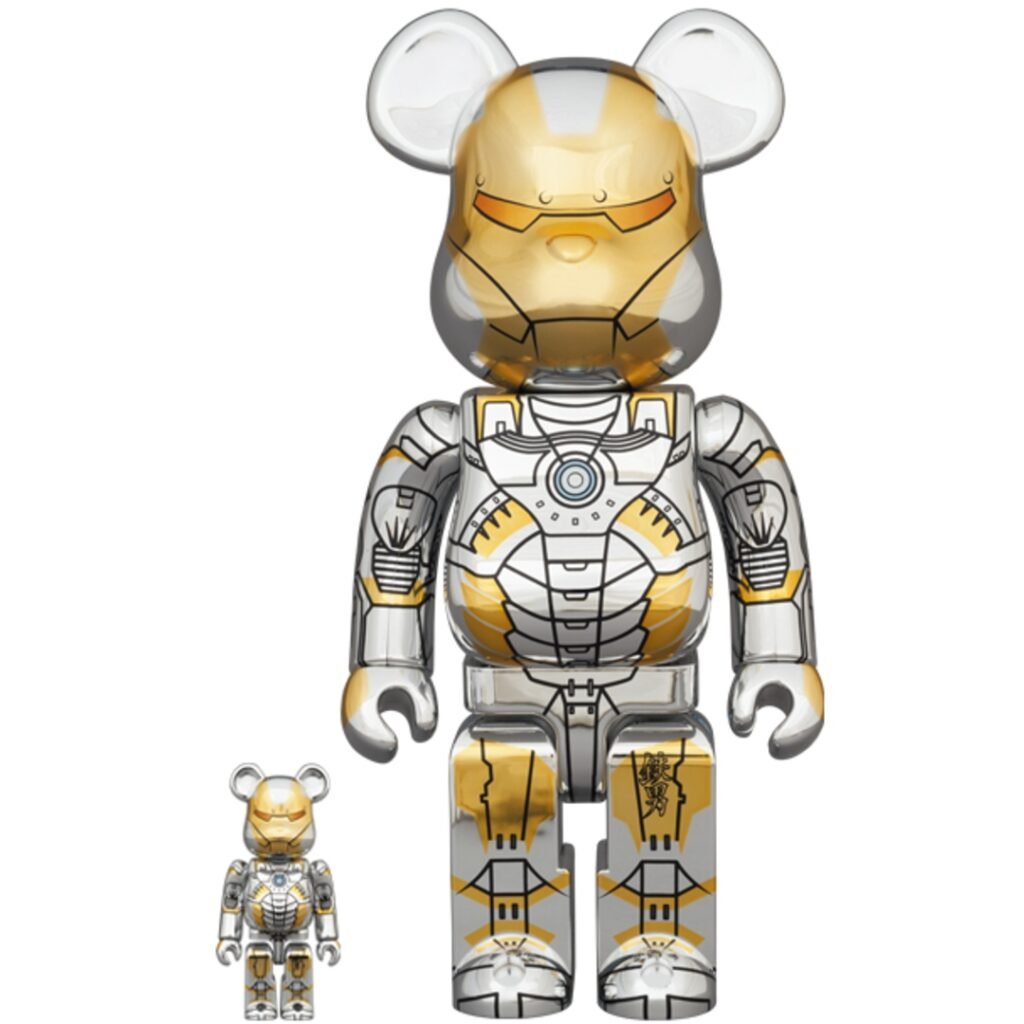 Bearbrick Sorayama Ironman 100%/400%