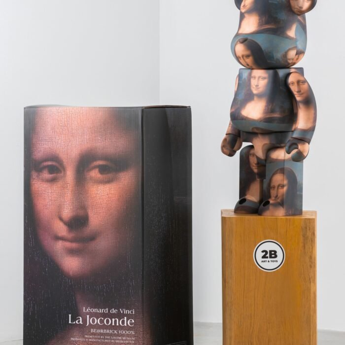 Bearbrick x Louvre - 1000% Bearbrick Leonardo Da Vinci - Mona Lisa |