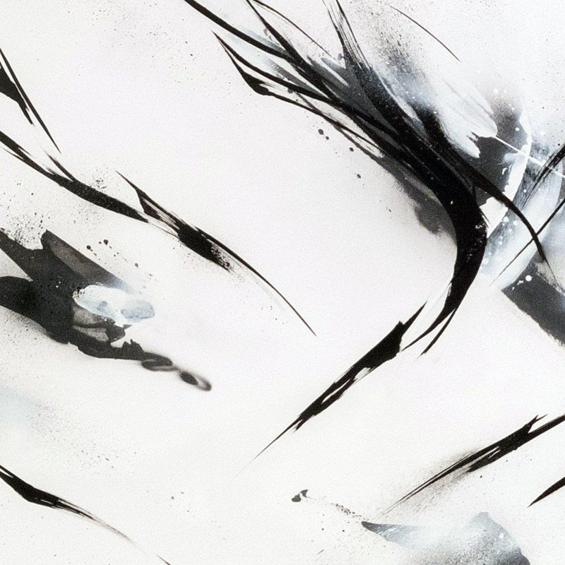 SheOne, [Kuroshiro] C, Spraypaint on canvas