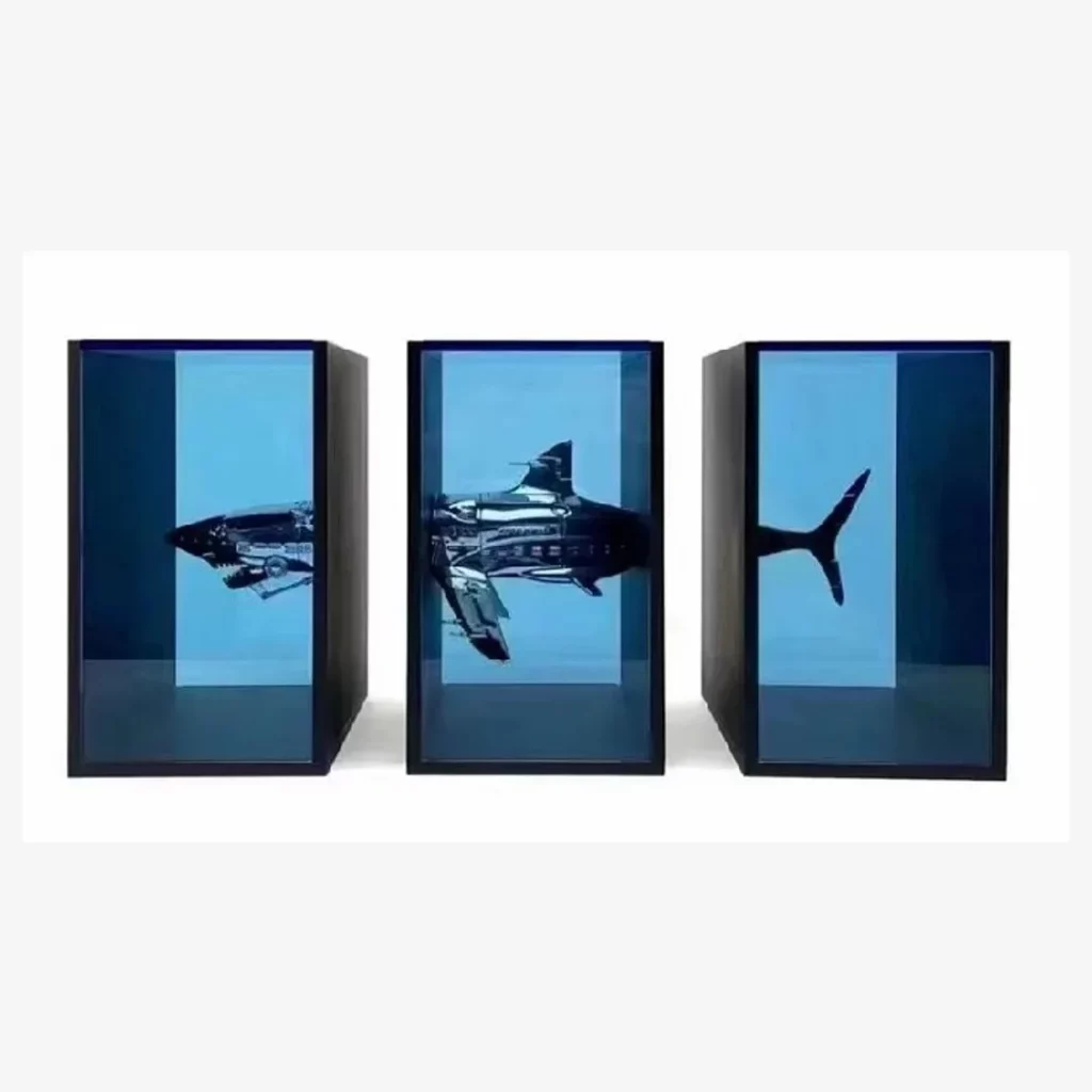 An image of a Sorayama - Shark Bookshelf