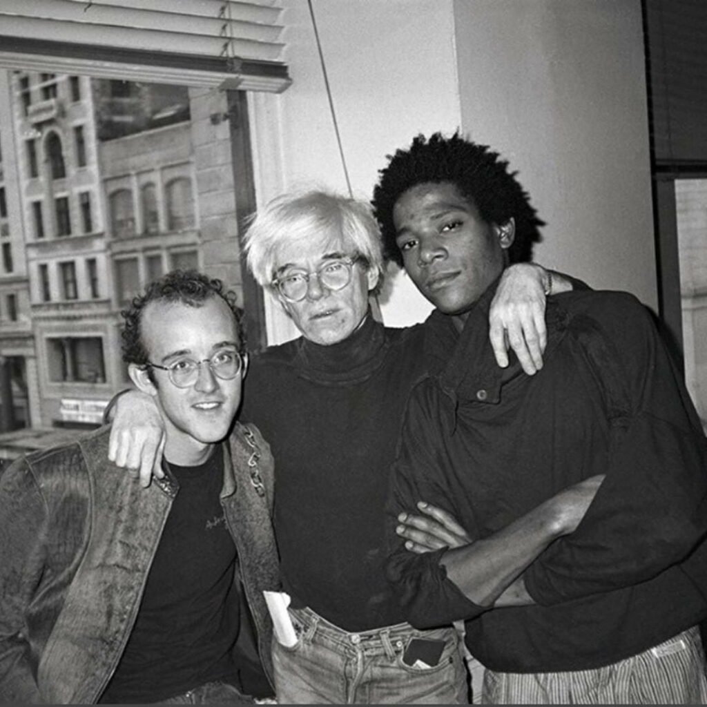 Keith Haring, Andy Warhol and Jean-Michel Basquiat