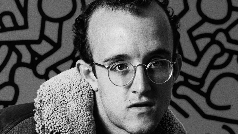Keith Haring portrait