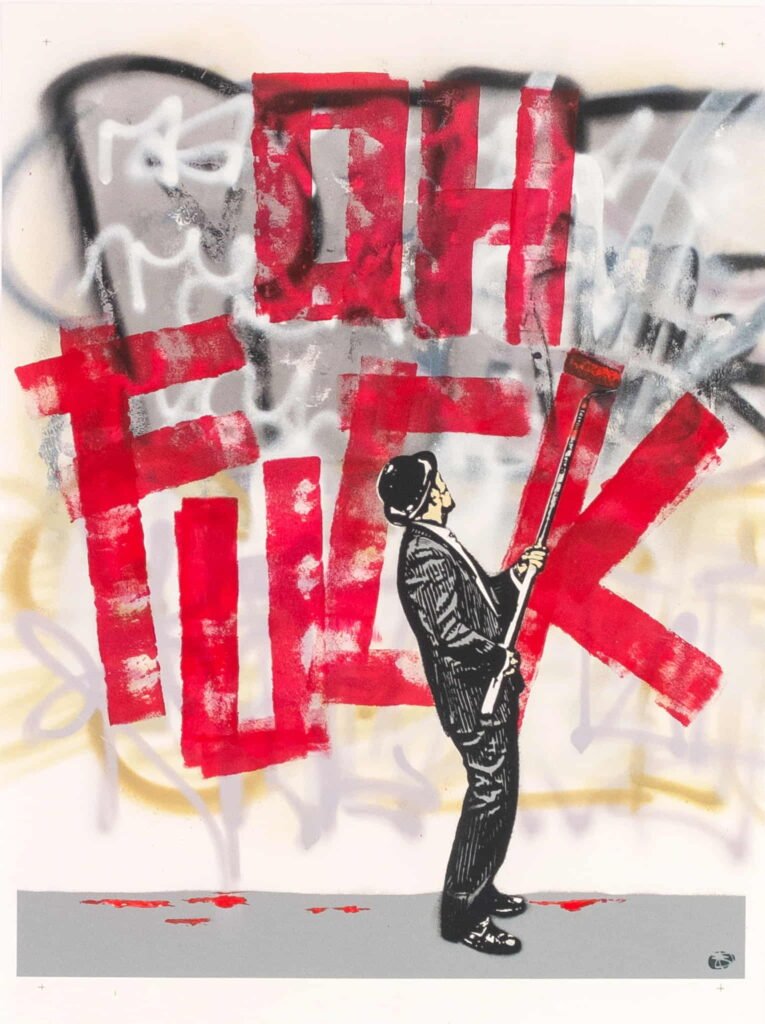 Nick Walker - Oh Fuck painting