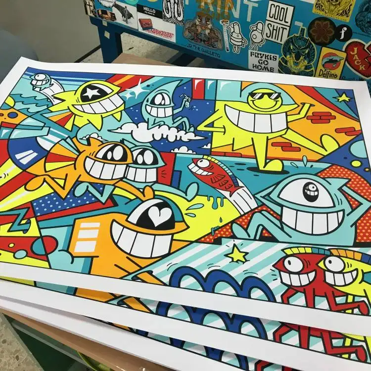 El Pez Happy Holidays limited edition prints