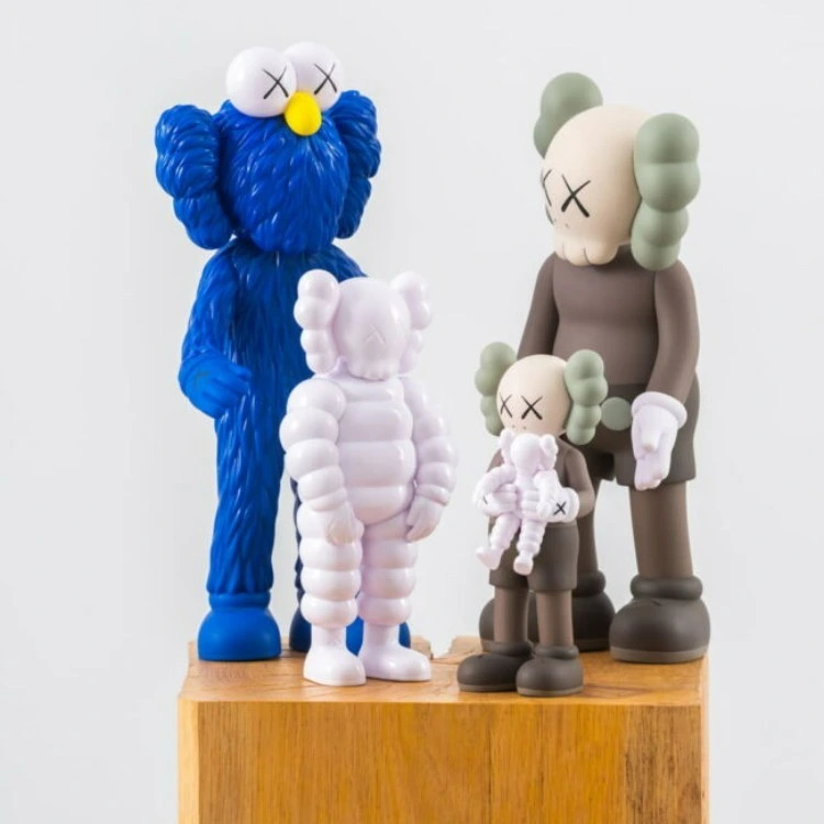 Kaws Family art toys at 2B Art Gallery