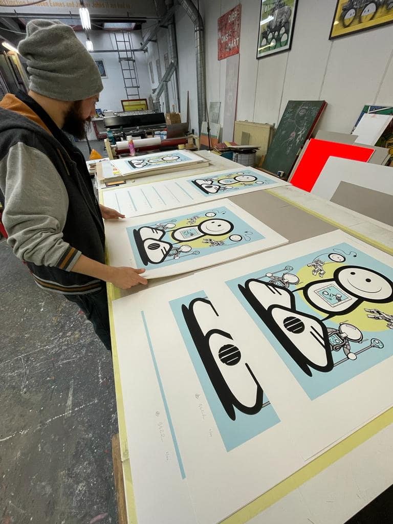 The London Police print making process