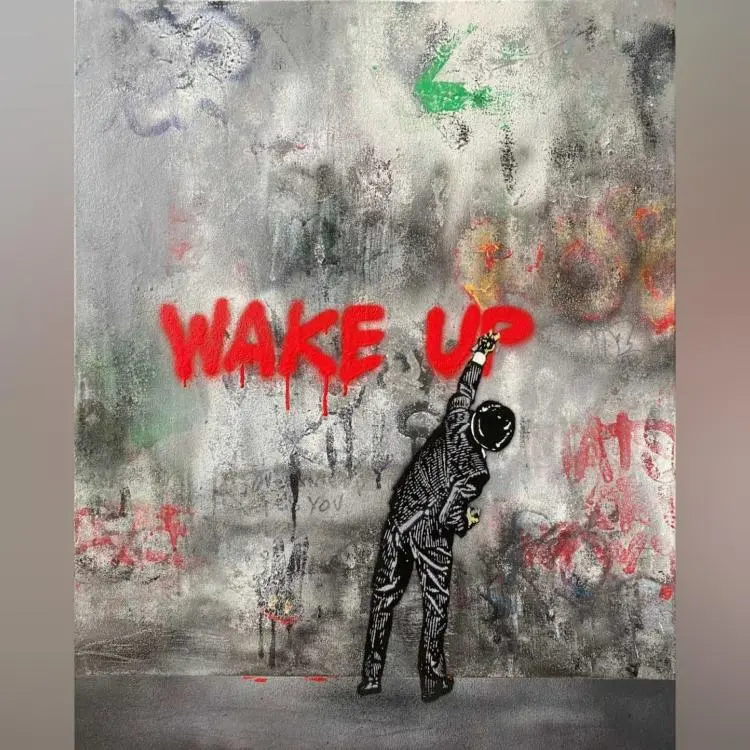 Wake Up painting by Nick Walker