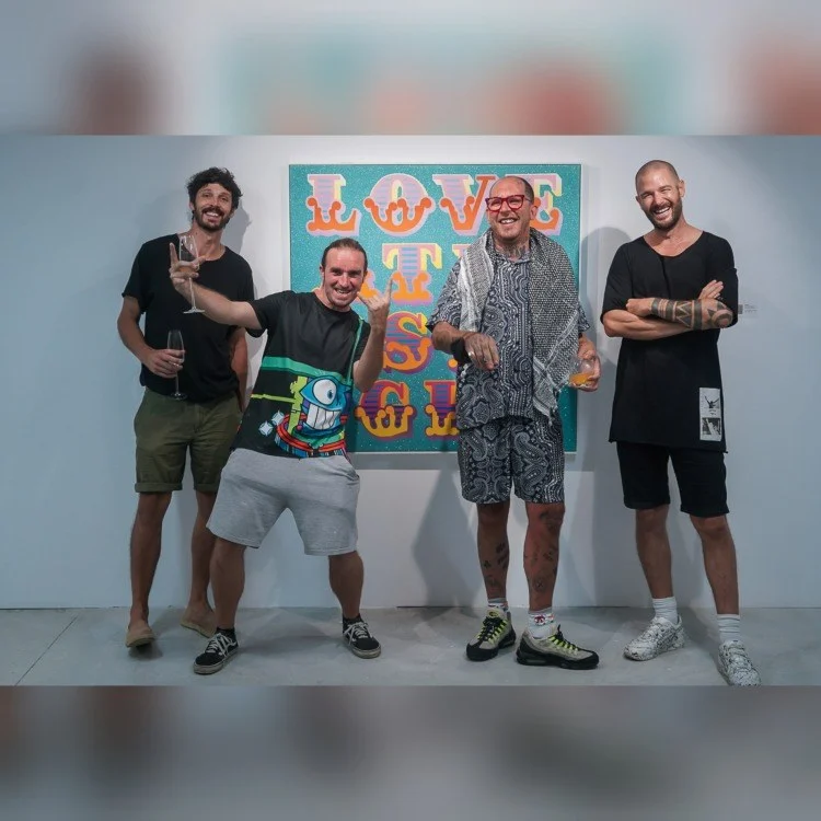 Javier Garlo, El Pez, Ben Eine and 2Flu at 2B Art Gallery Calvia