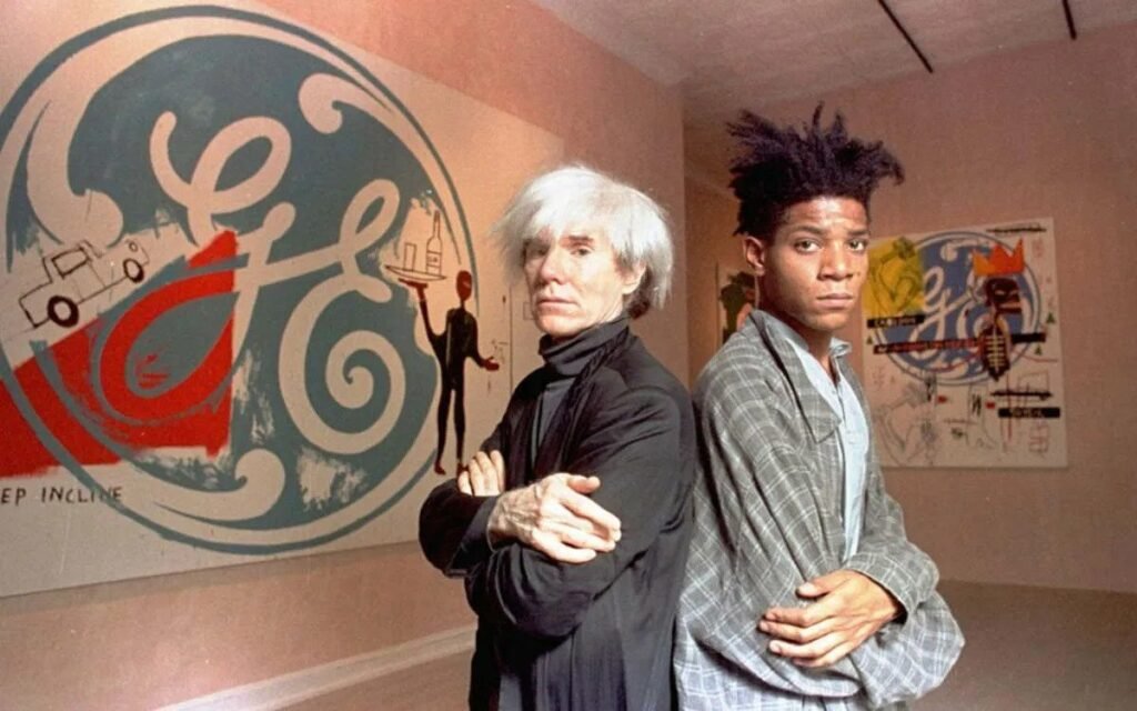 Andy Warhol and Basquiat via Widewalls