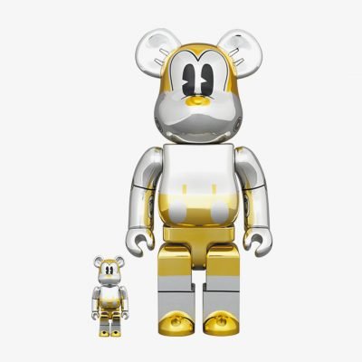 Bearbrick Sorayama x 2G Silver Ver. 100%/400% | 2B Art Gallery