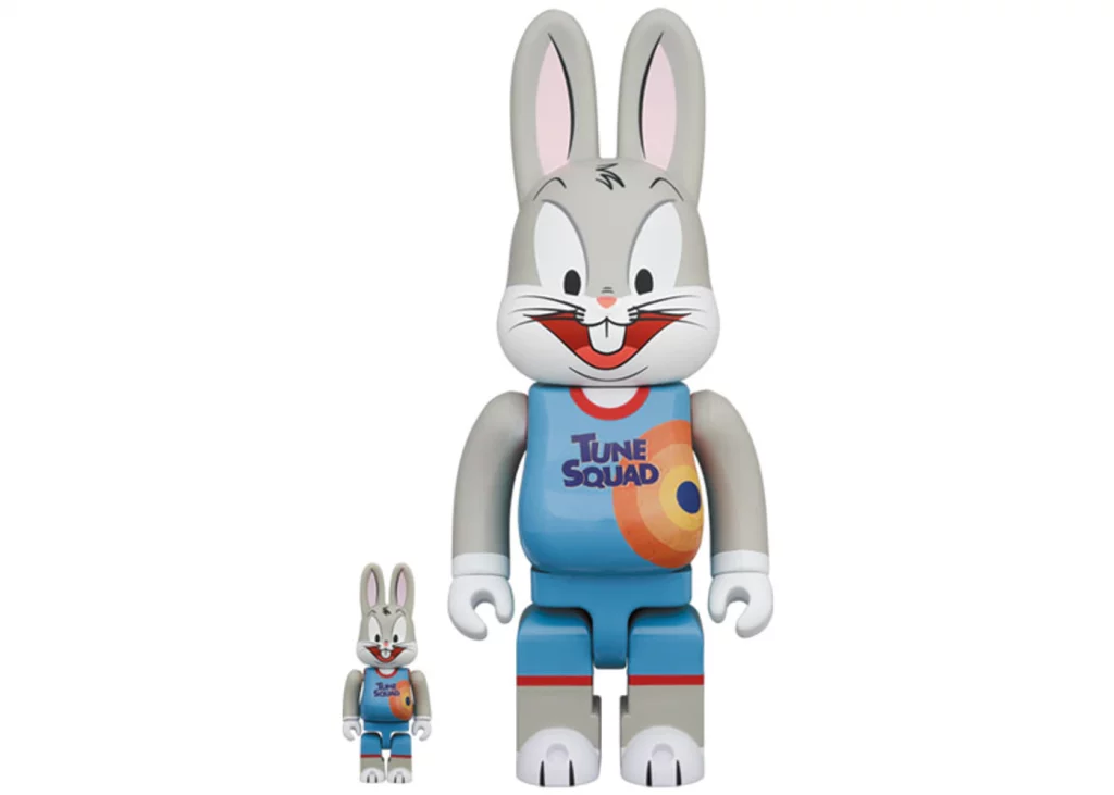 Bearbrick x Space Jam: A New Legacy Rabbrick Bugs Bunny 100% & 400% Set