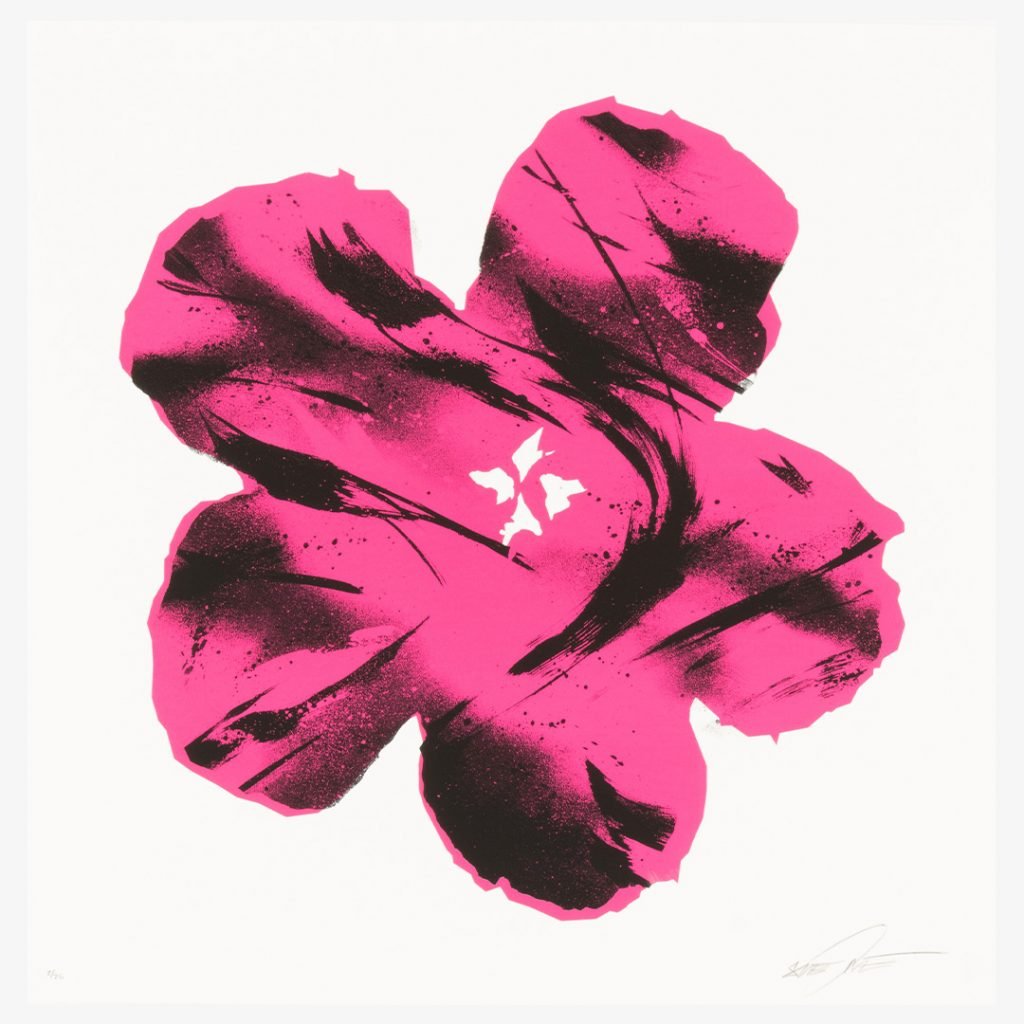 An image of a limited edition print by SheOne called [POP ROC] , Pink version