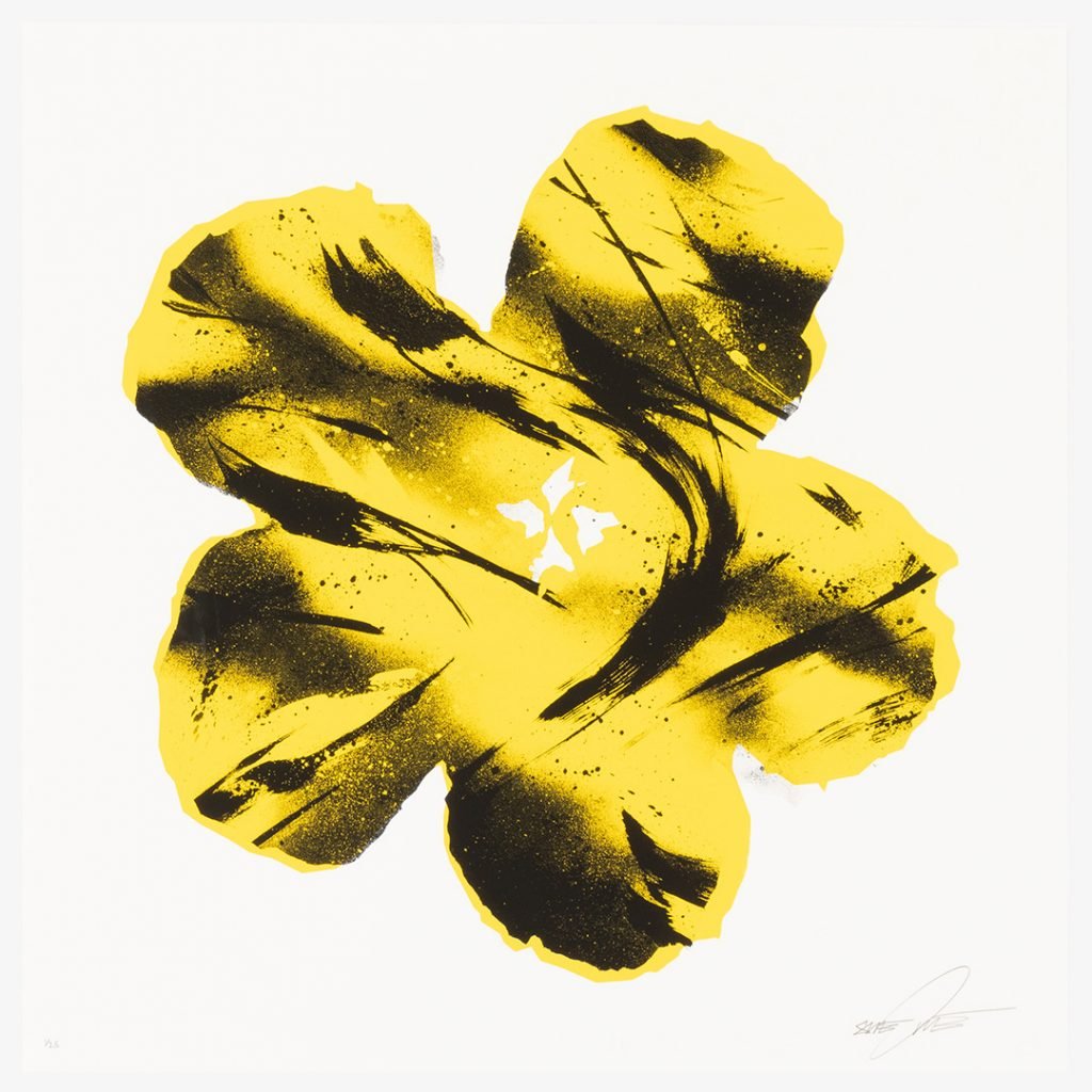 An image of a limited edition print by SheOne called [POP ROC] , Yellow version