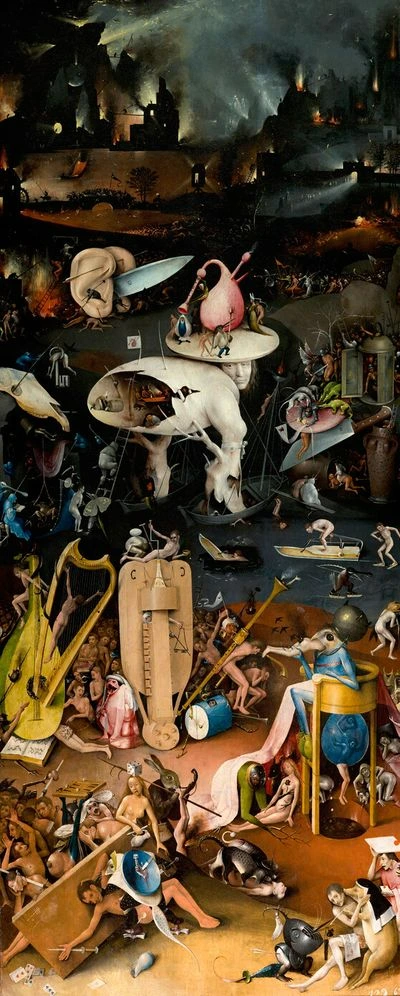 Hell painting by Hieronymus Bosch