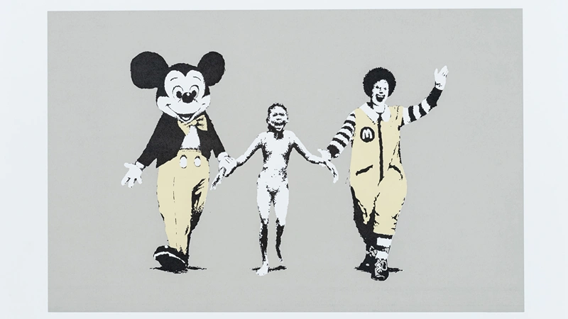 Banksy Napalm limited edition print detail