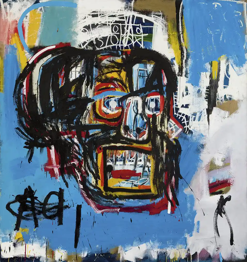 Jean-Michel Basquiat - Untitled, 1982 painting