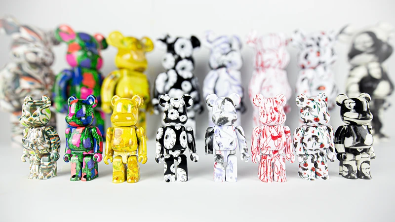 Bearbrick figures collection at 2B Art Gallery