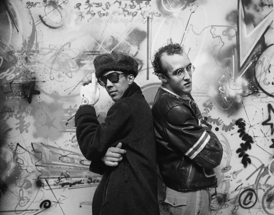 Futura 2000 and Keith Haring, NYC 1984