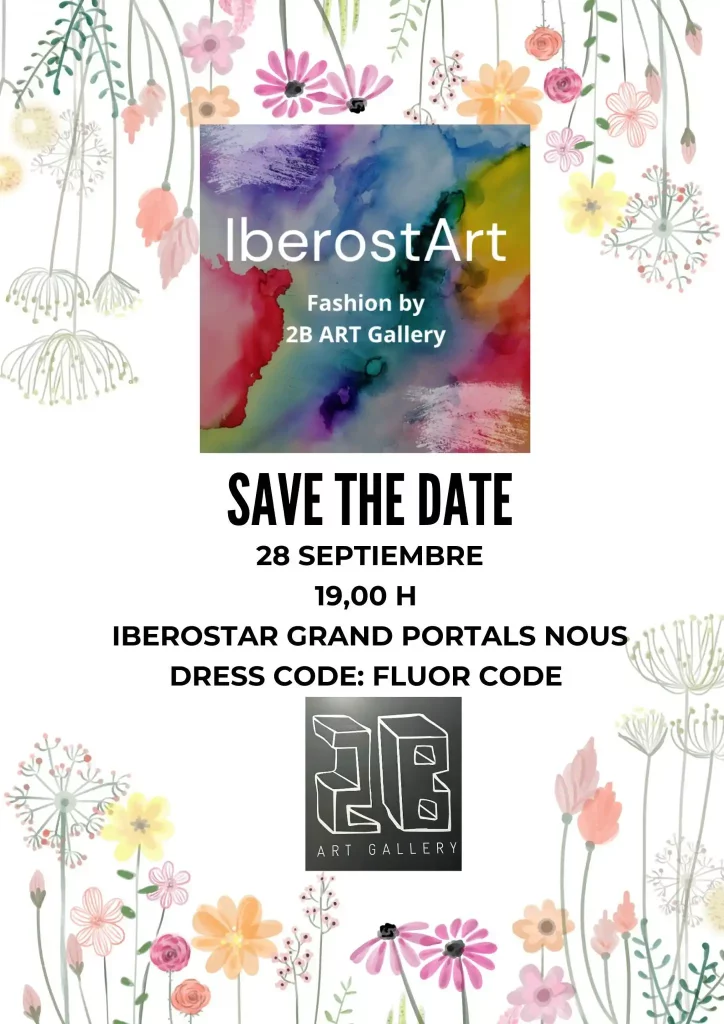 2B Art Gallery fashion Bearbrick event flyer