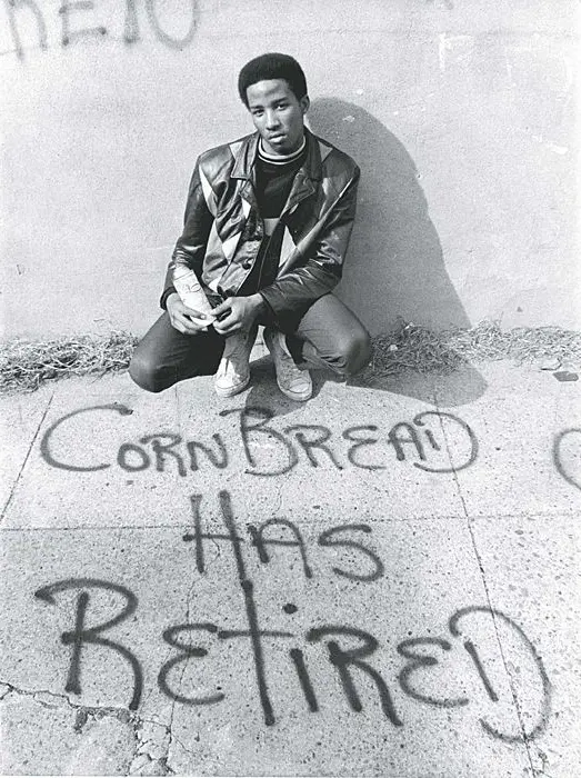 Cornbread - Cornbread has retired, graffiti tag
